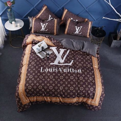 louis vuitton bed sheets king size|Louis Vuitton bed sheet set.